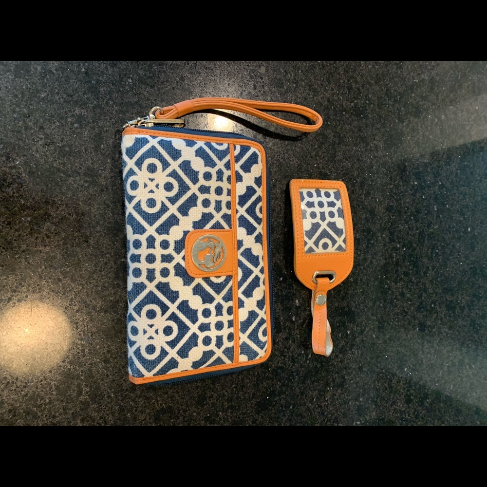 Spartina Wallet and Luggage Tag